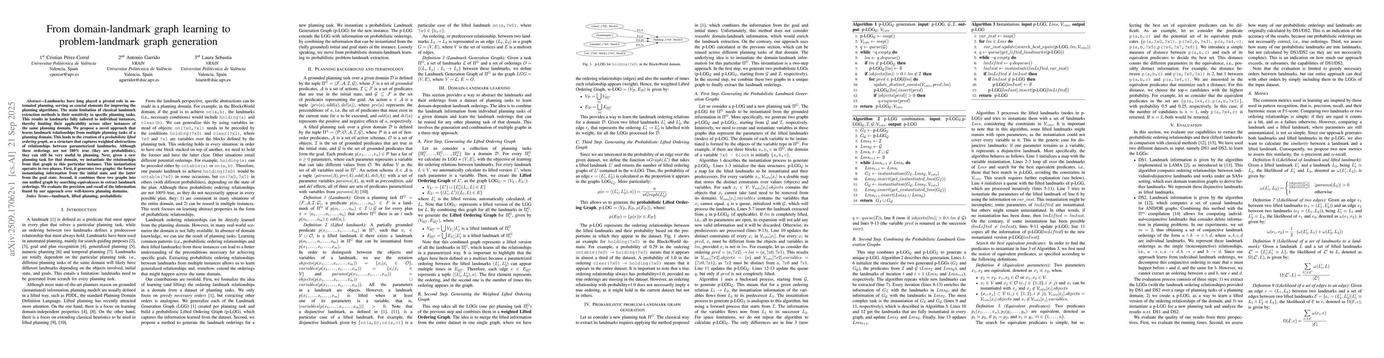 Thumbnail for From domain-landmark graph learning to problem-landmark graph generation