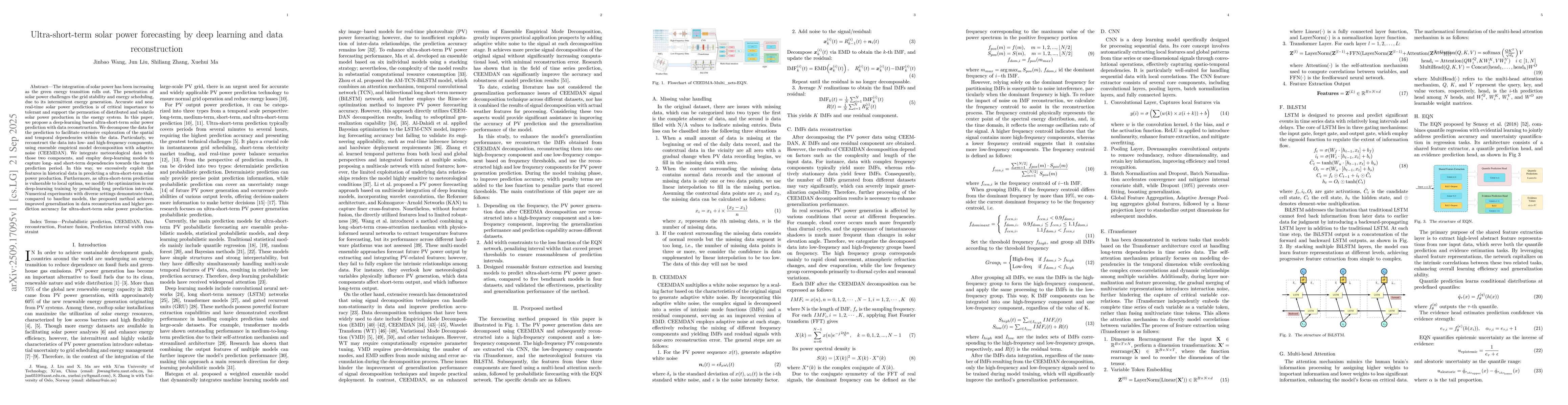 Thumbnail for Ultra-short-term solar power forecasting by deep learning and data
  reconstruction