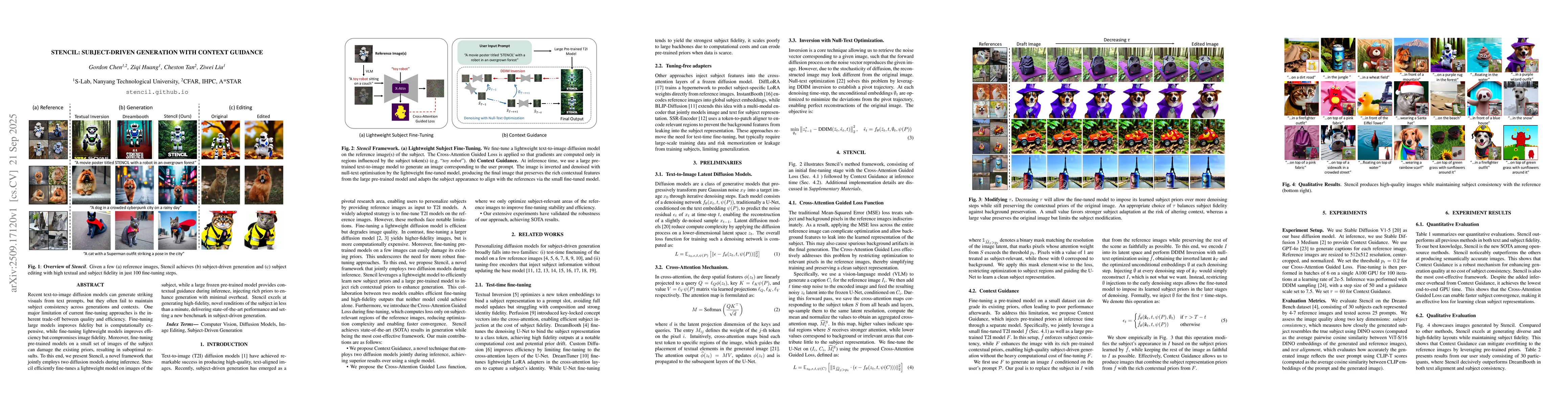 Thumbnail for Stencil: Subject-Driven Generation with Context Guidance
