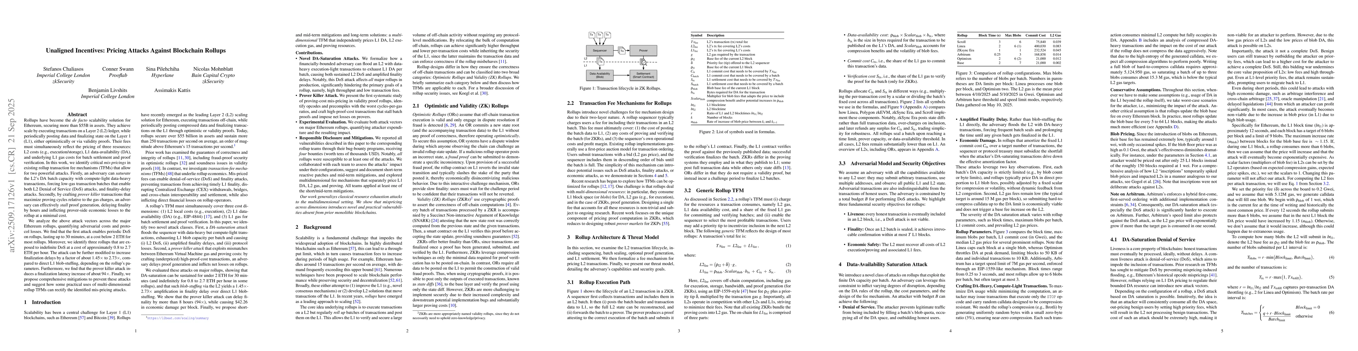 Thumbnail for Unaligned Incentives: Pricing Attacks Against Blockchain Rollups