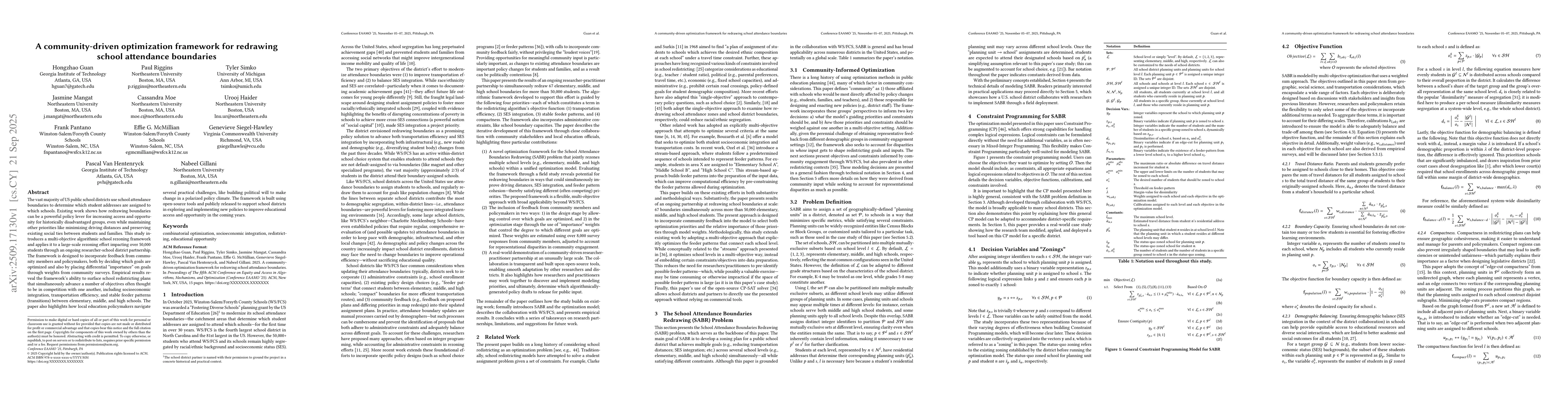 Thumbnail for A community-driven optimization framework for redrawing school
  attendance boundaries