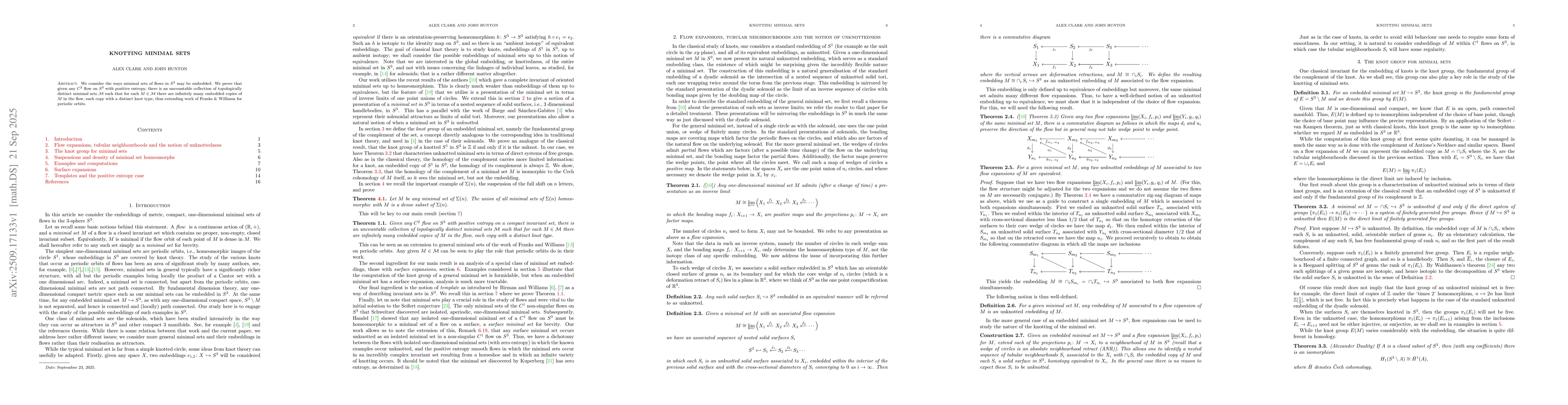 Thumbnail for Knotting Minimal Sets