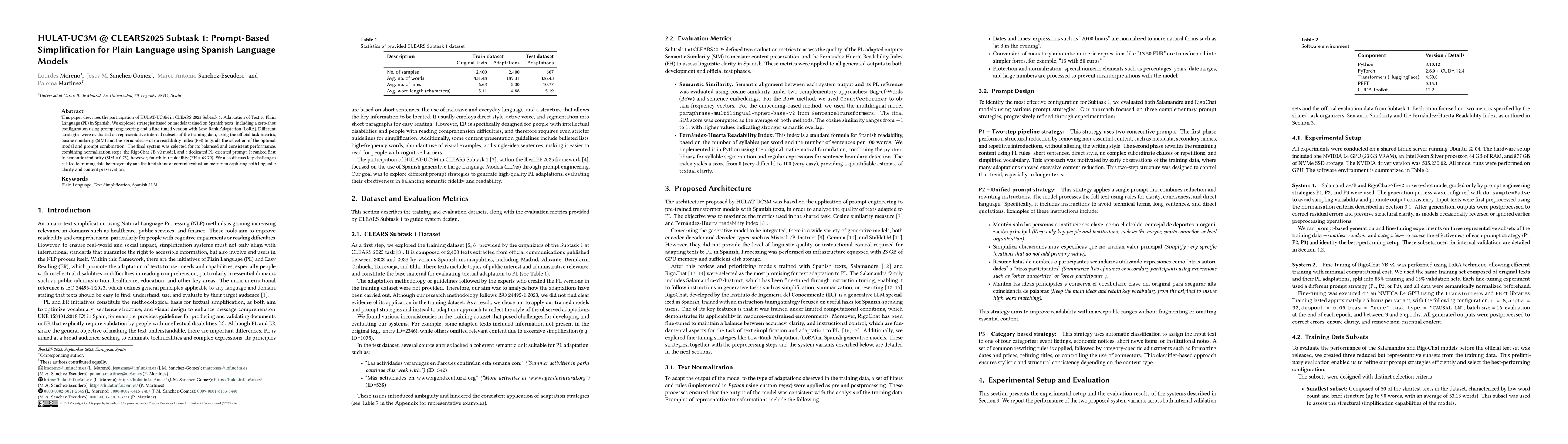 Thumbnail for Prompt-Based Simplification for Plain Language using Spanish Language
  Models