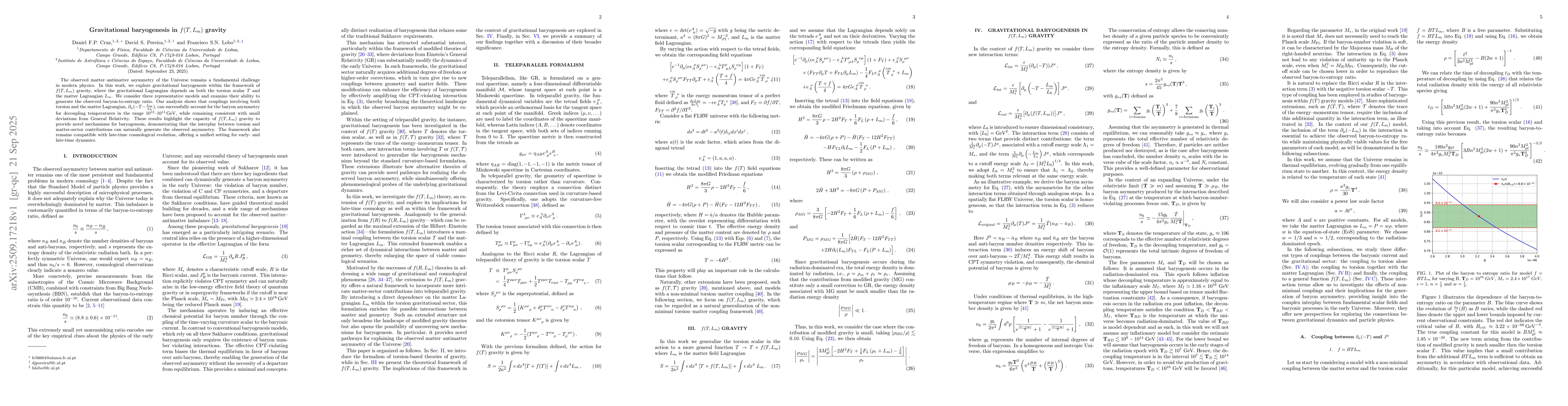 Thumbnail for Gravitational baryogenesis in $f(T,L_m)$ gravity