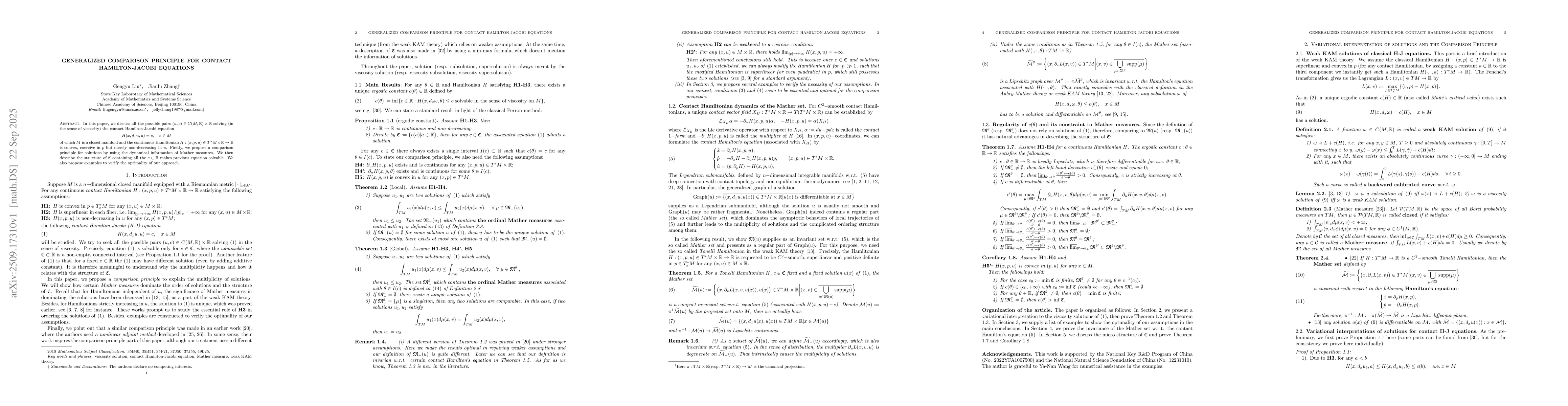 Thumbnail for Generalized comparison principle for contact Hamilton-Jacobi equations