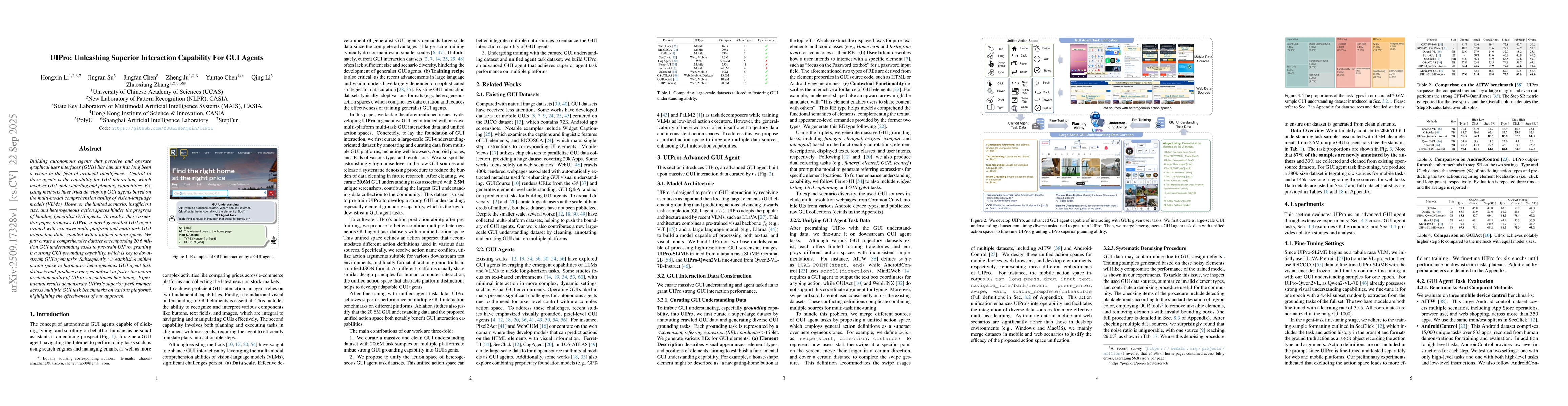 Thumbnail for UIPro: Unleashing Superior Interaction Capability For GUI Agents