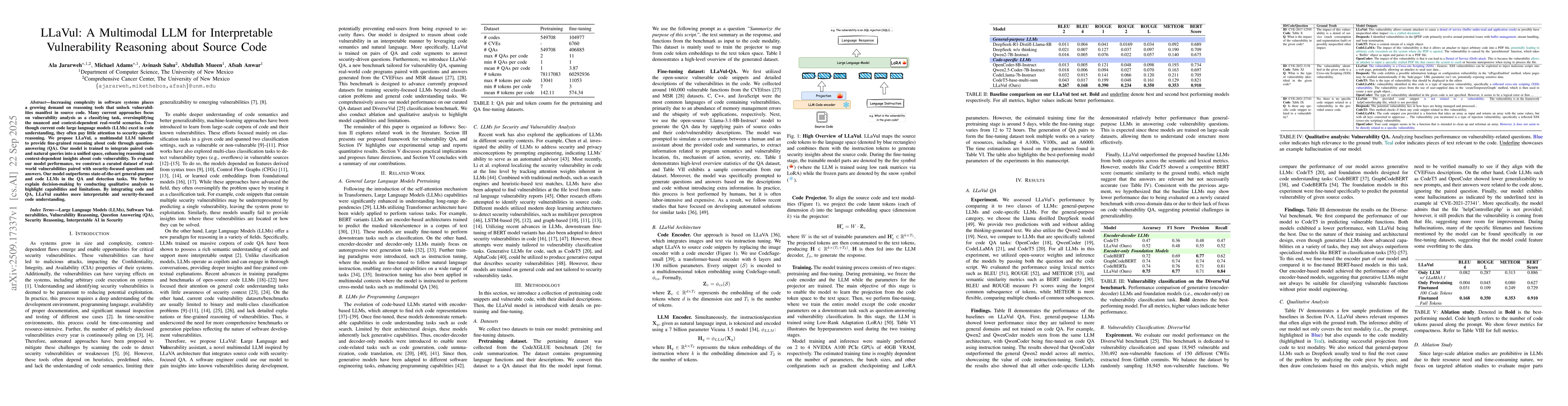 Thumbnail for LLaVul: A Multimodal LLM for Interpretable Vulnerability Reasoning about
  Source Code