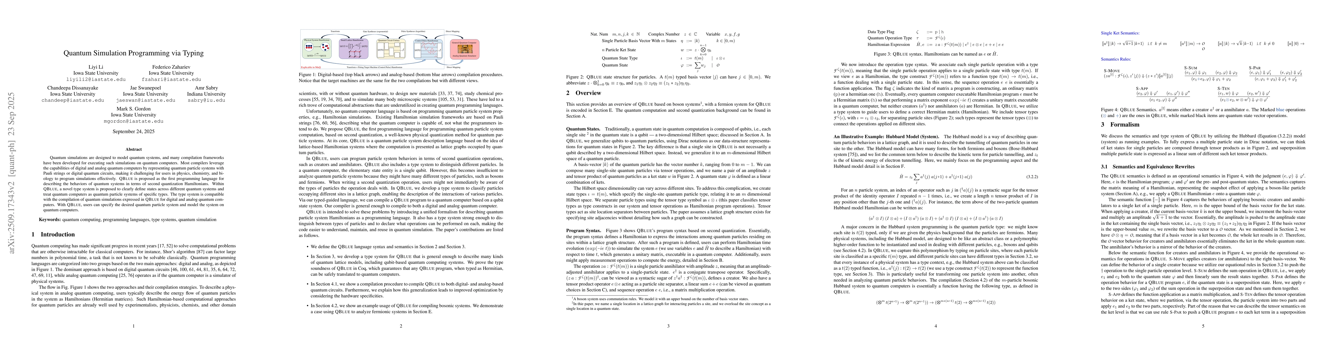 Thumbnail for Quantum Simulation Programming via Typing