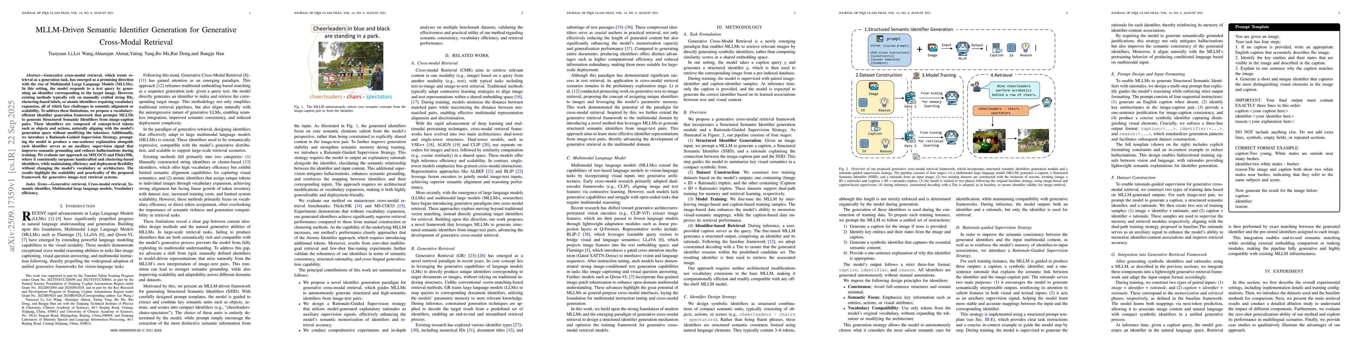Thumbnail for MLLM-Driven Semantic Identifier Generation for Generative Cross-Modal
  Retrieval