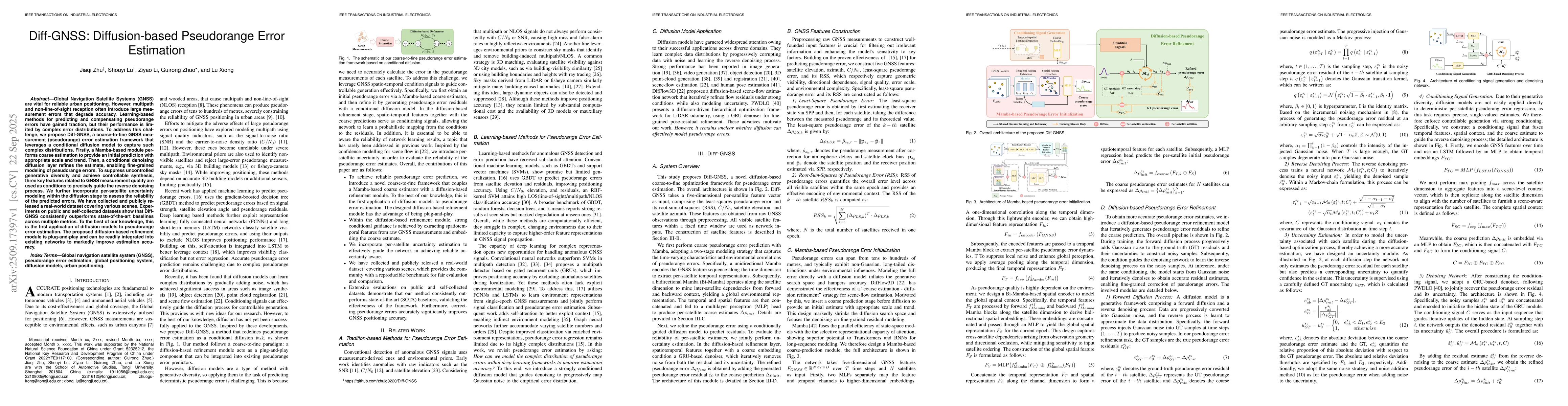 Thumbnail for Diff-GNSS: Diffusion-based Pseudorange Error Estimation