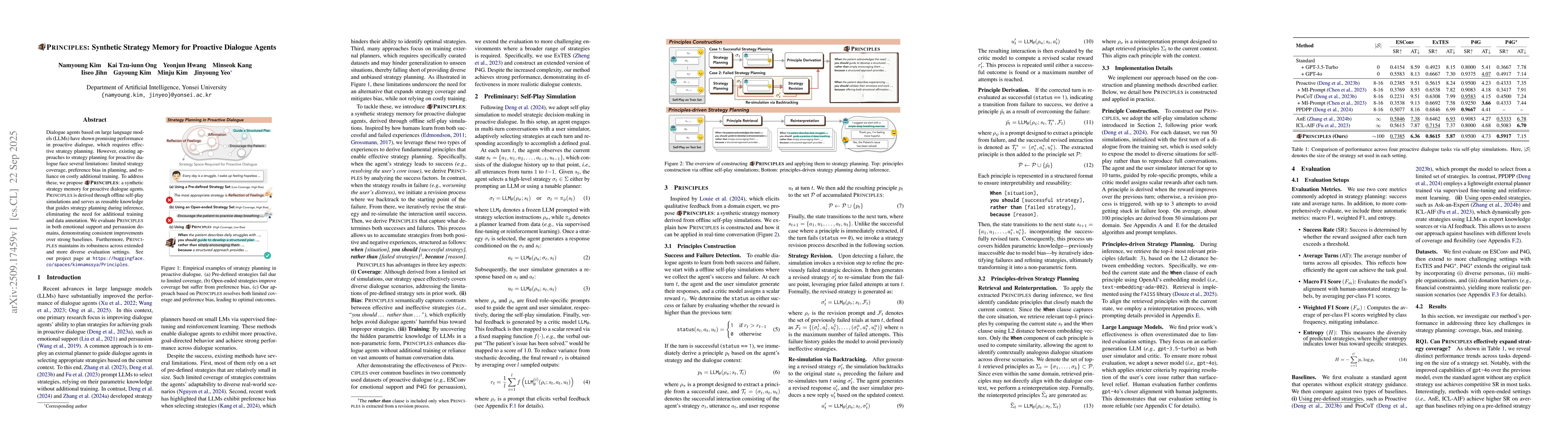 Thumbnail for PRINCIPLES: Synthetic Strategy Memory for Proactive Dialogue Agents