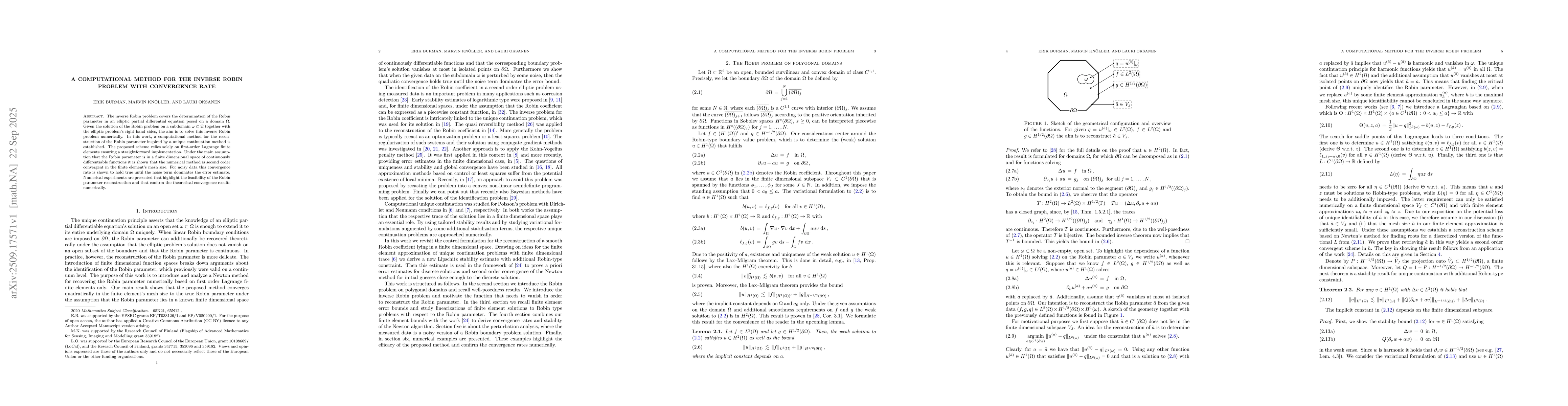 Thumbnail for A Computational Method for the Inverse Robin Problem with Convergence
  Rate