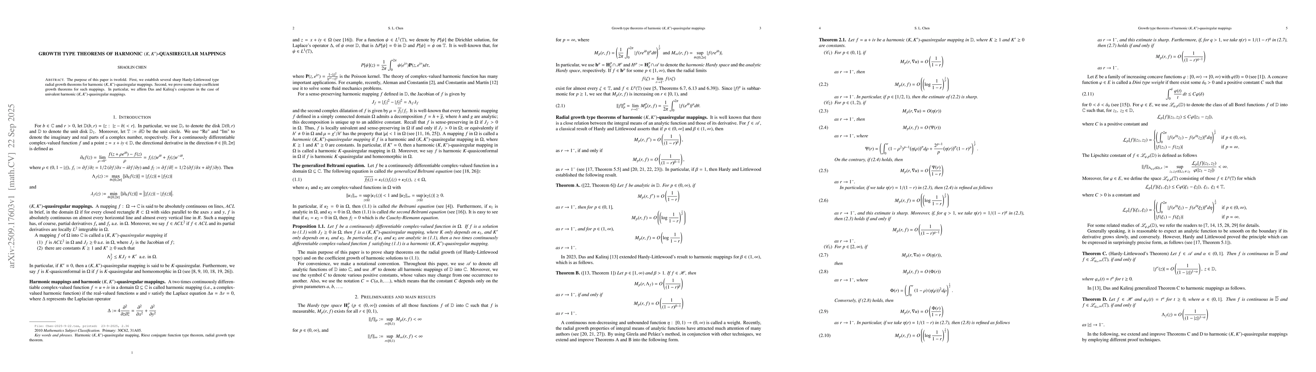 Thumbnail for Growth type theorems of harmonic $(K,K')$-quasiregular mappings