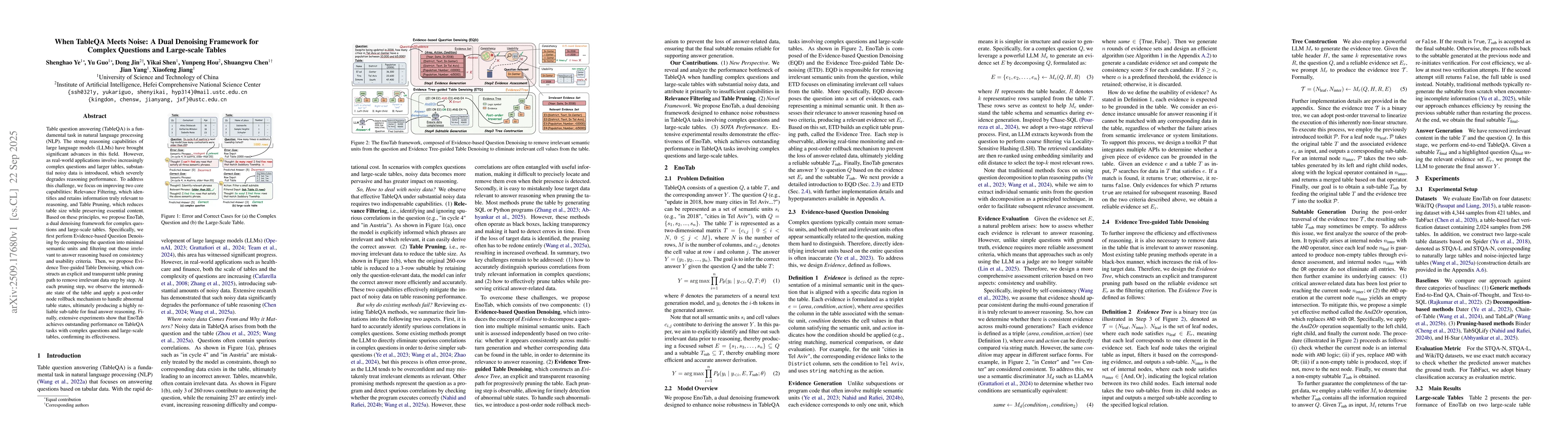 Thumbnail for When TableQA Meets Noise: A Dual Denoising Framework for Complex
  Questions and Large-scale Tables
