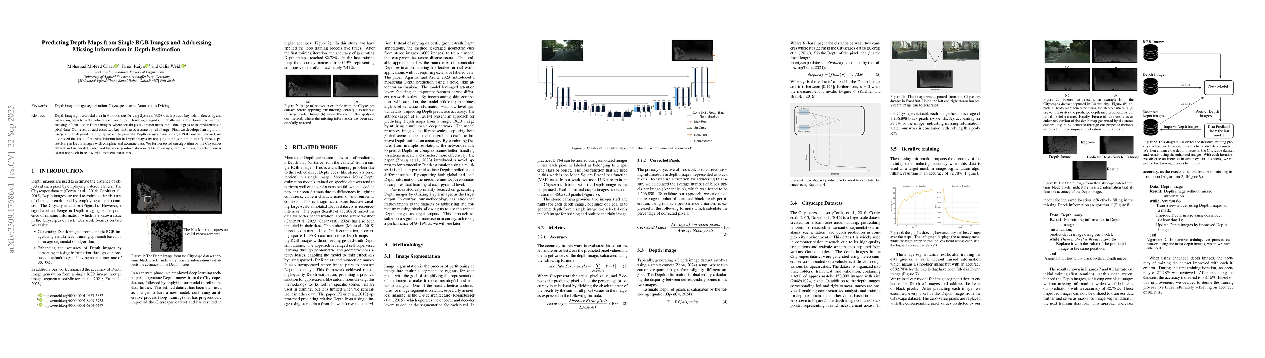 Thumbnail for Predicting Depth Maps from Single RGB Images and Addressing Missing
  Information in Depth Estimation