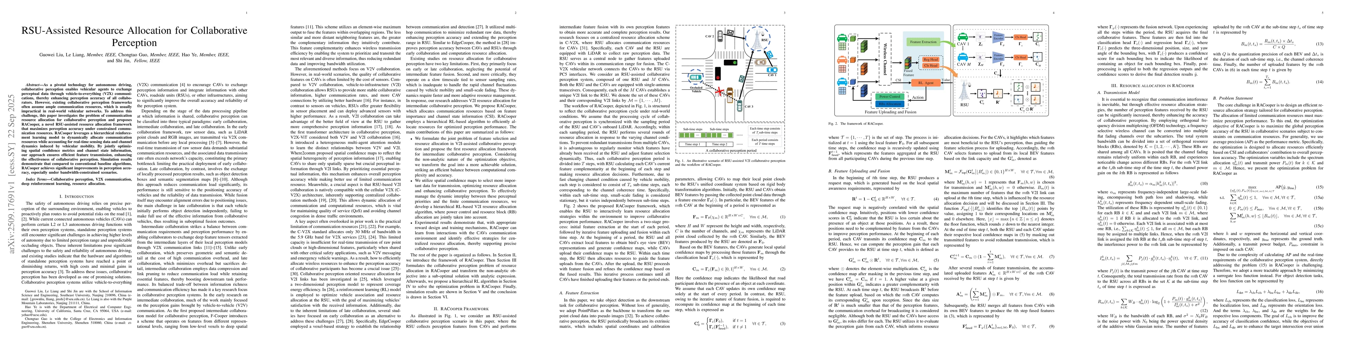 Thumbnail for RSU-Assisted Resource Allocation for Collaborative Perception