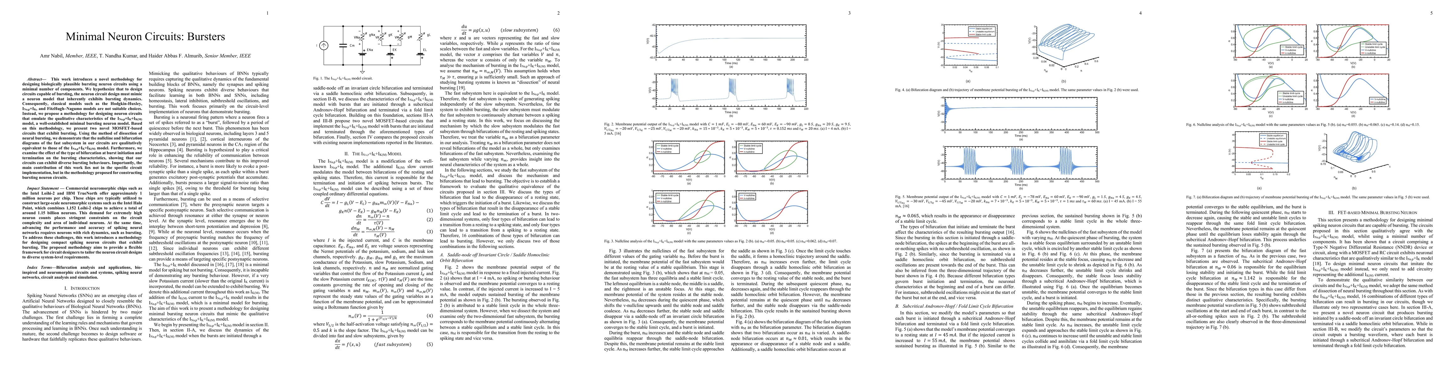 Thumbnail for Minimal Neuron Circuits: Bursters