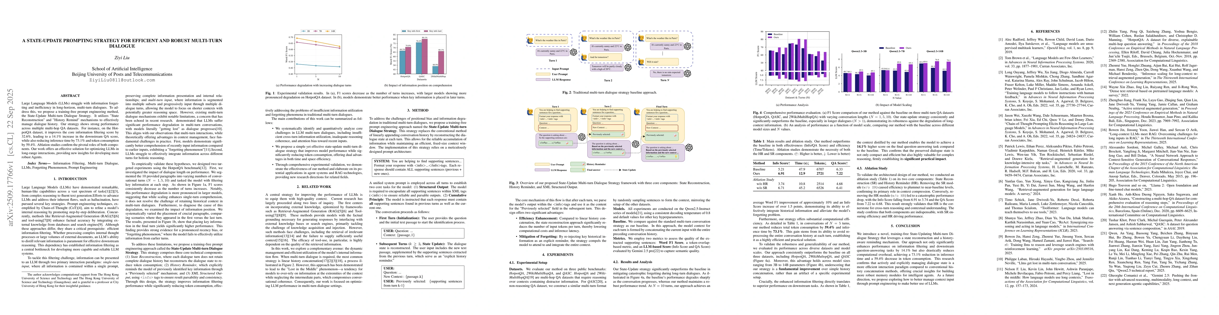 Thumbnail for A State-Update Prompting Strategy for Efficient and Robust Multi-turn
  Dialogue