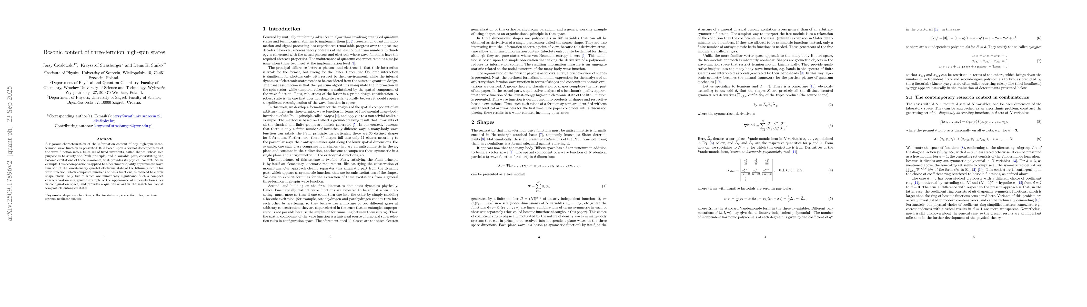 Thumbnail for Bosonic content of three-fermion high-spin states