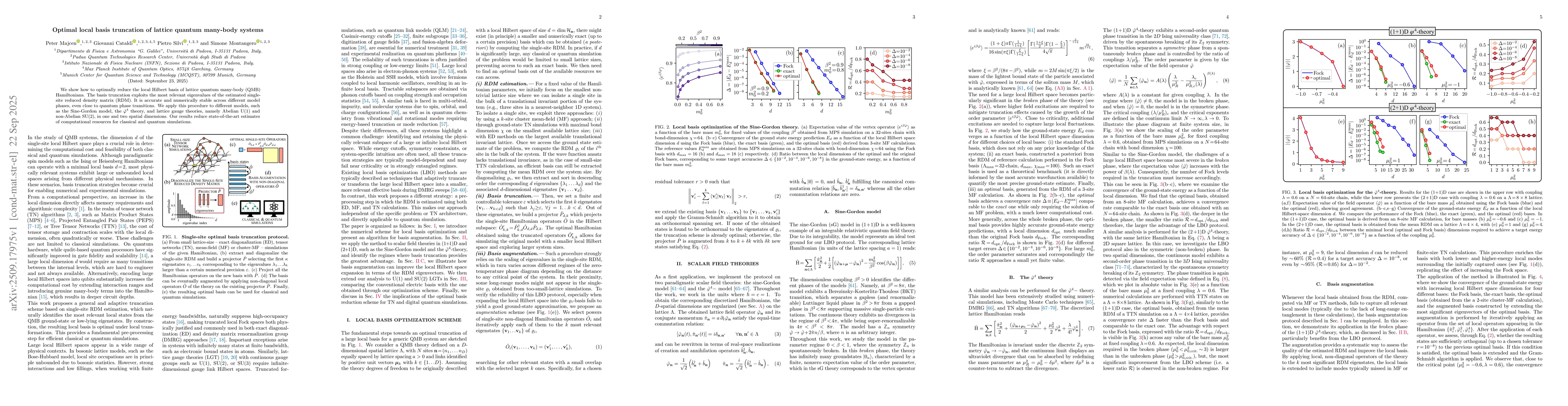 Thumbnail for Optimal local basis truncation of lattice quantum many-body systems