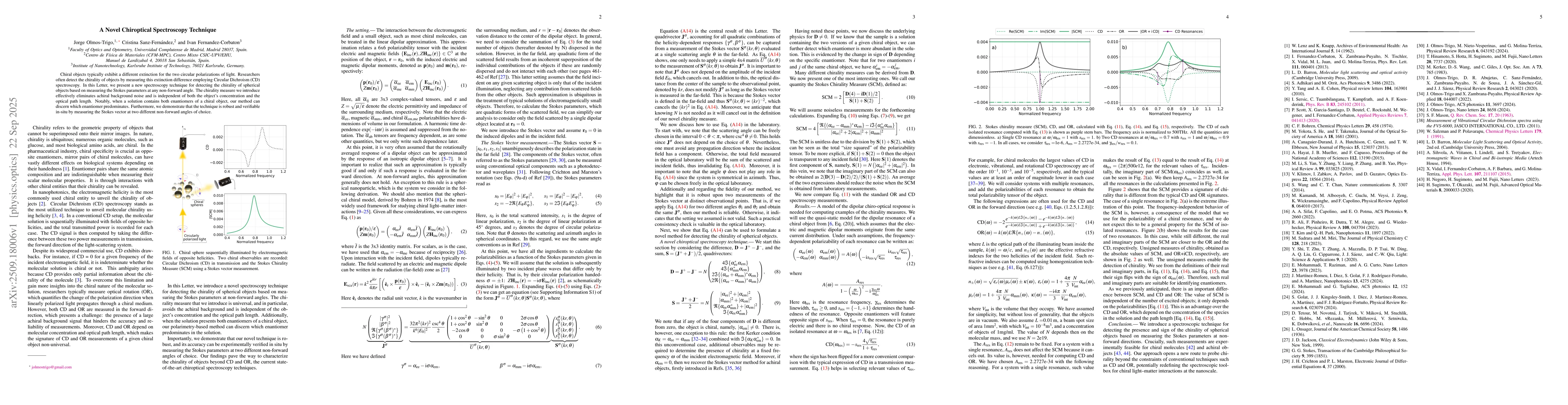 Thumbnail for A Novel Chiroptical Spectroscopy Technique
