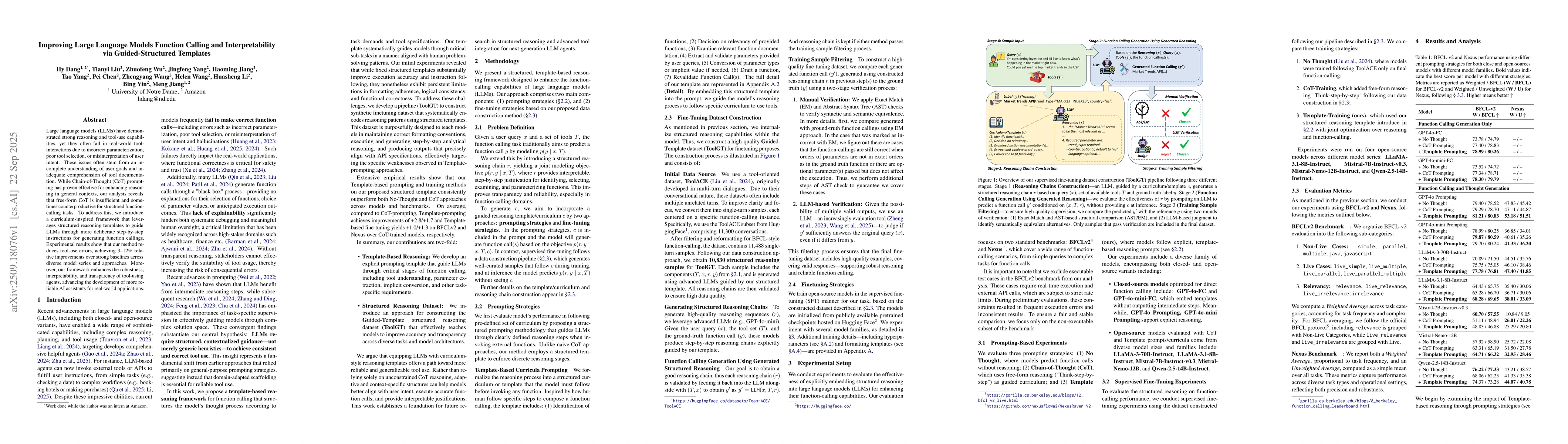 Thumbnail for Improving Large Language Models Function Calling and Interpretability
  via Guided-Structured Templates