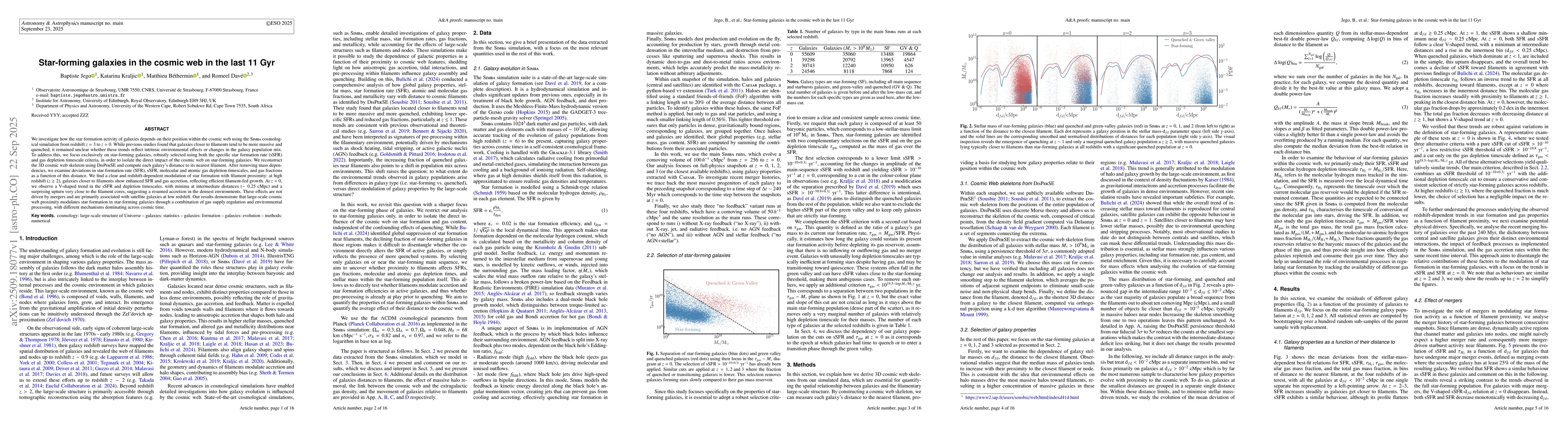 Thumbnail for Star-forming galaxies in the cosmic web in the last 11 Gyr