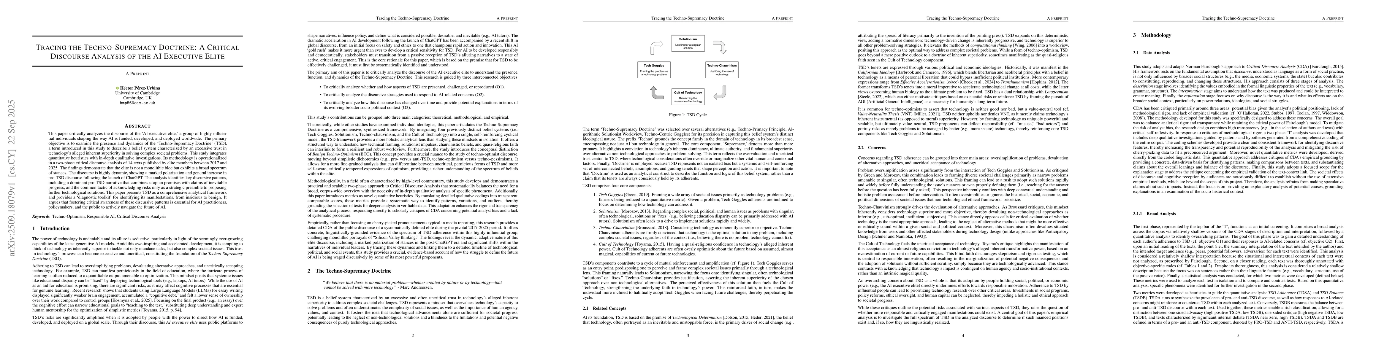 Thumbnail for Tracing the Techno-Supremacy Doctrine: A Critical Discourse Analysis of
  the AI Executive Elite