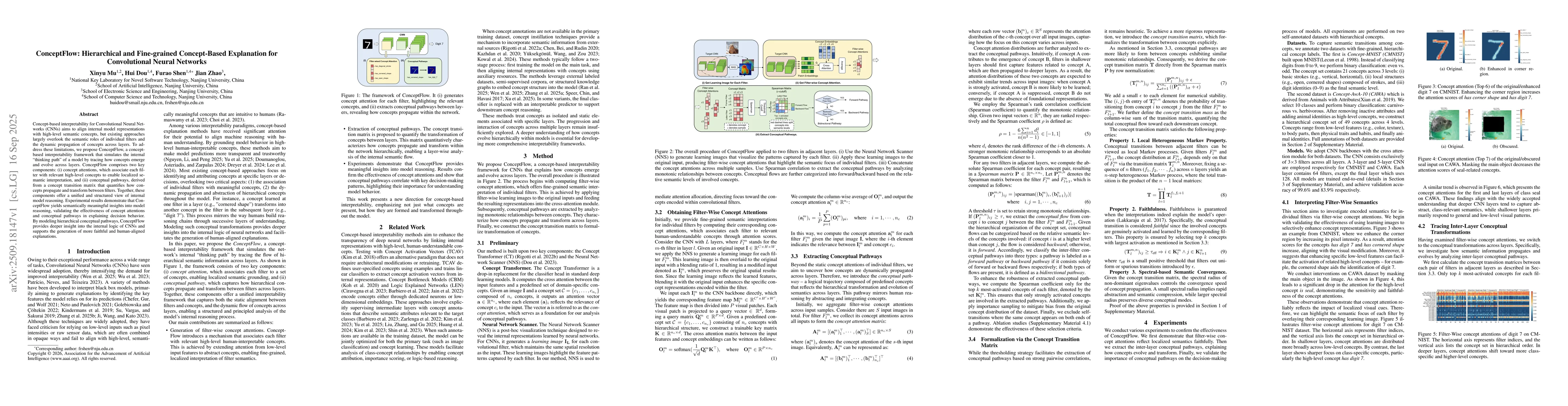 Thumbnail for ConceptFlow: Hierarchical and Fine-grained Concept-Based Explanation for
  Convolutional Neural Networks