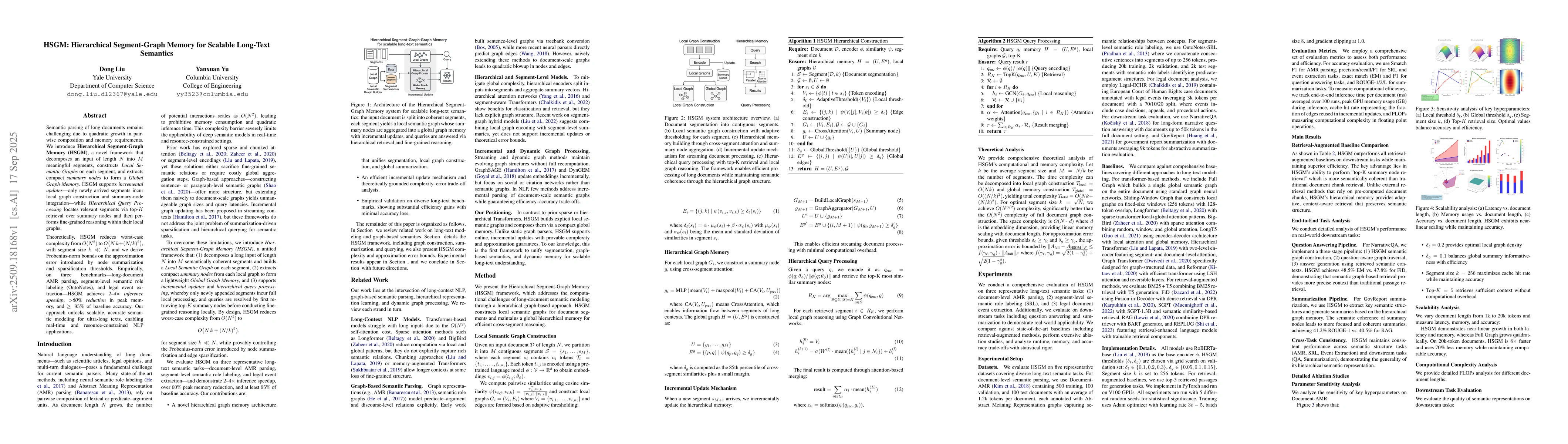 Thumbnail for HSGM: Hierarchical Segment-Graph Memory for Scalable Long-Text Semantics
