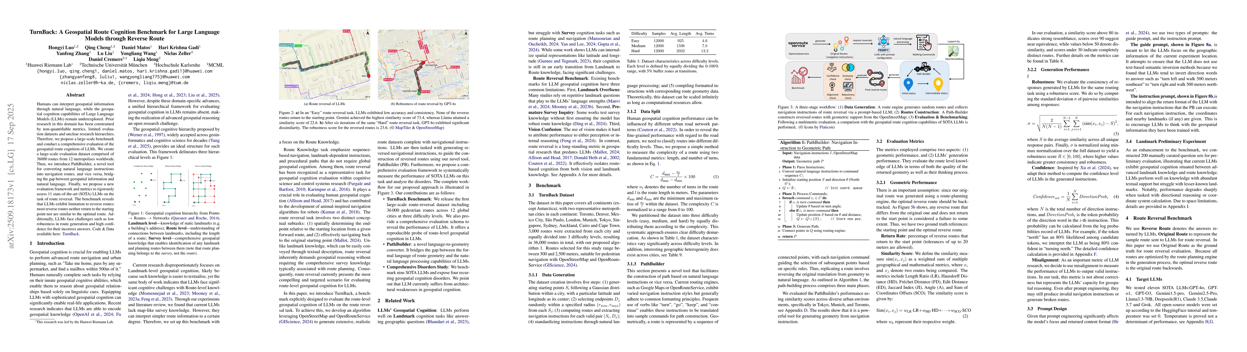 Thumbnail for TurnBack: A Geospatial Route Cognition Benchmark for Large Language
  Models through Reverse Route