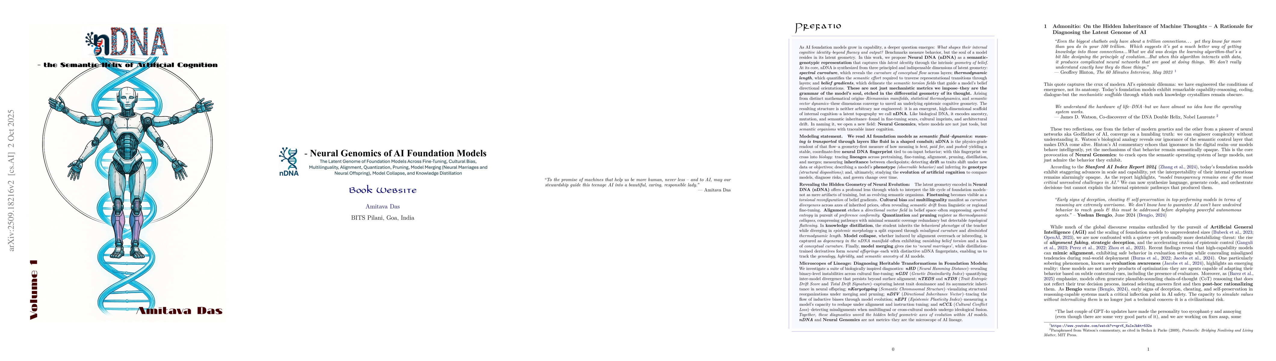 Thumbnail for nDNA -- the Semantic Helix of Artificial Cognition