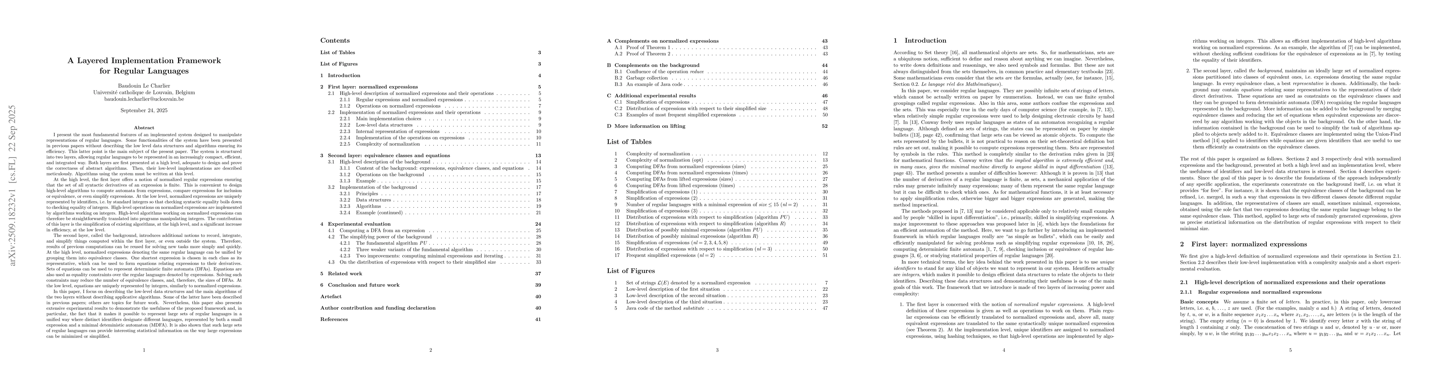 Thumbnail for A Layered Implementation Framework for Regular Languages
