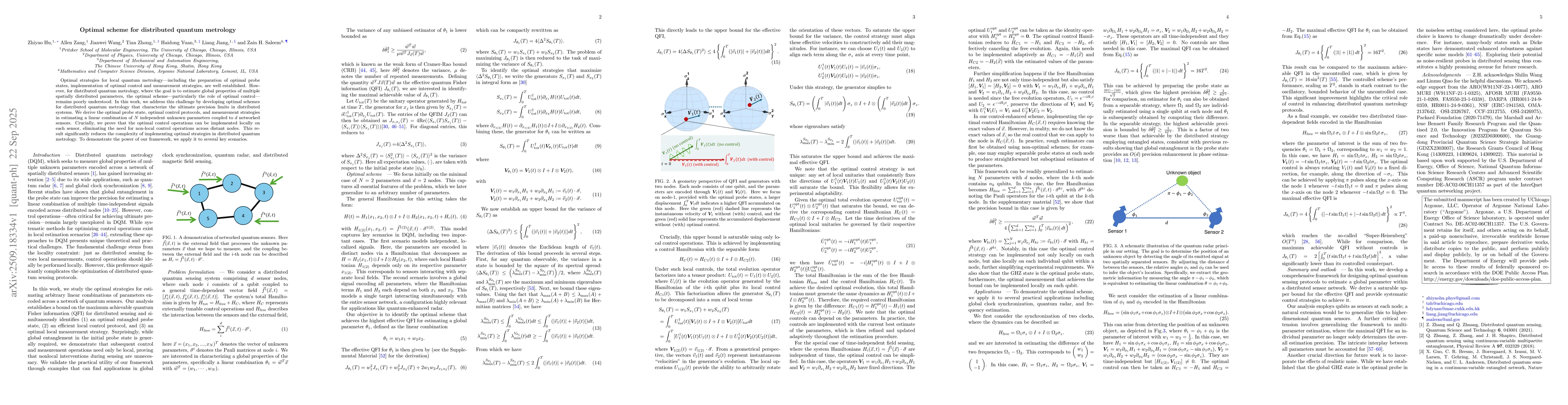 Thumbnail for Optimal scheme for distributed quantum metrology