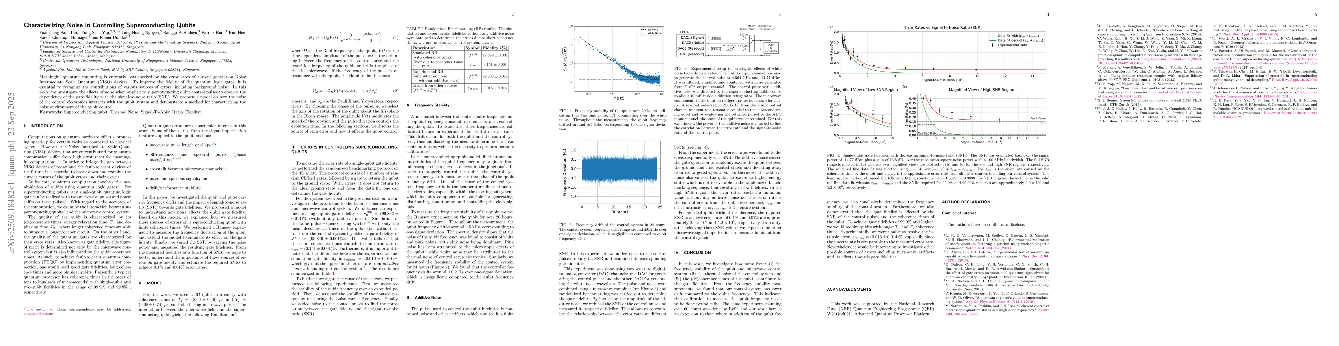 Thumbnail for Characterizing Noise in Controlling Superconducting Qubits