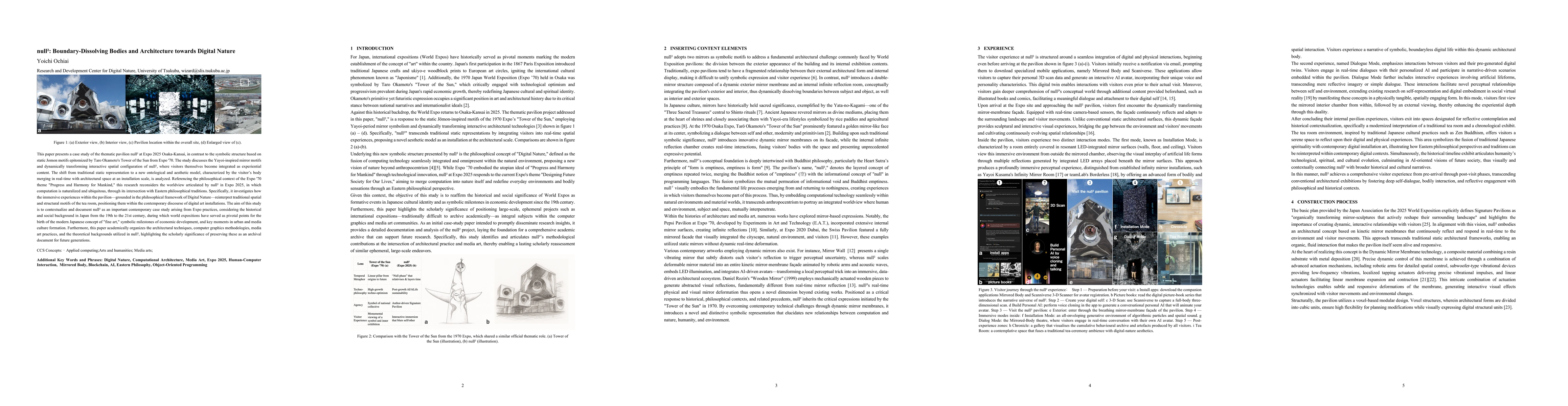 Thumbnail for null2: Boundary-Dissolving Bodies and Architecture towards Digital
  Nature