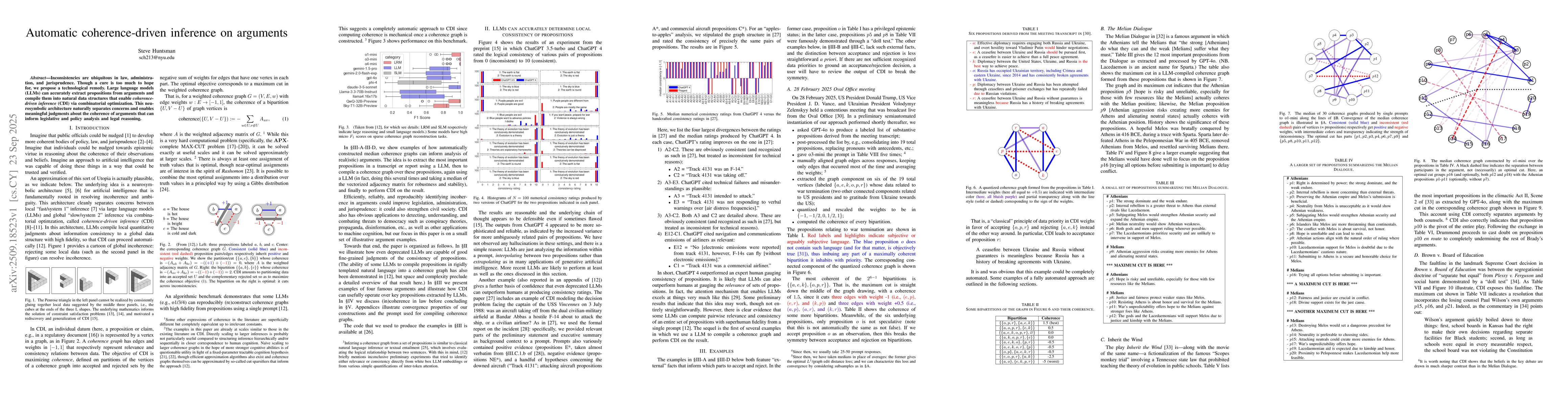 Thumbnail for Automatic coherence-driven inference on arguments