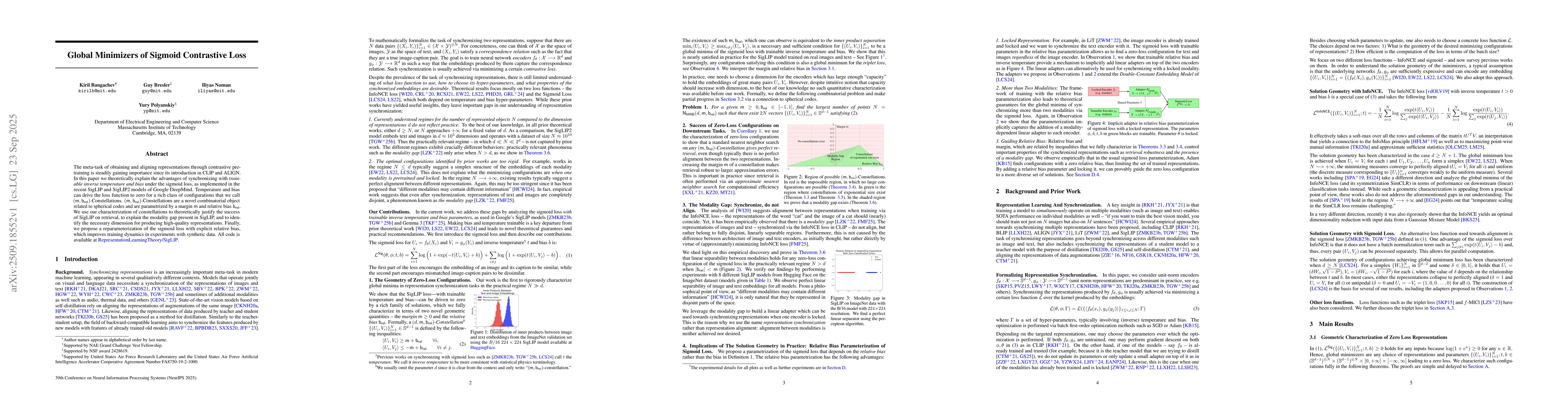 Thumbnail for Global Minimizers of Sigmoid Contrastive Loss