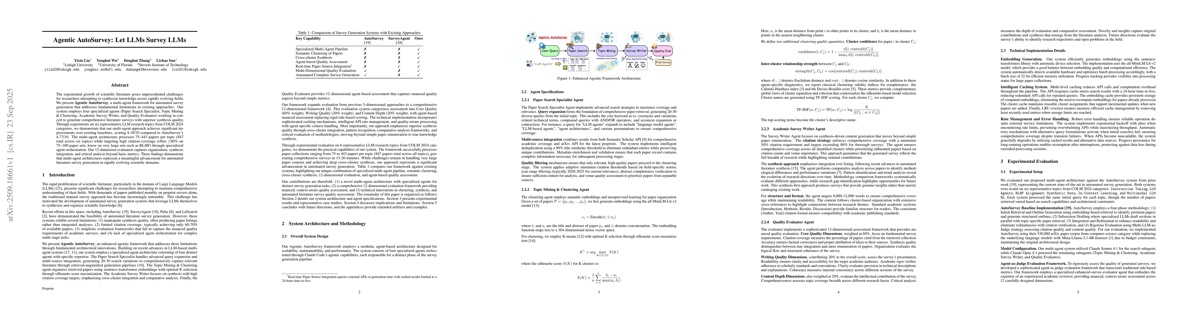 Thumbnail for Agentic AutoSurvey: Let LLMs Survey LLMs