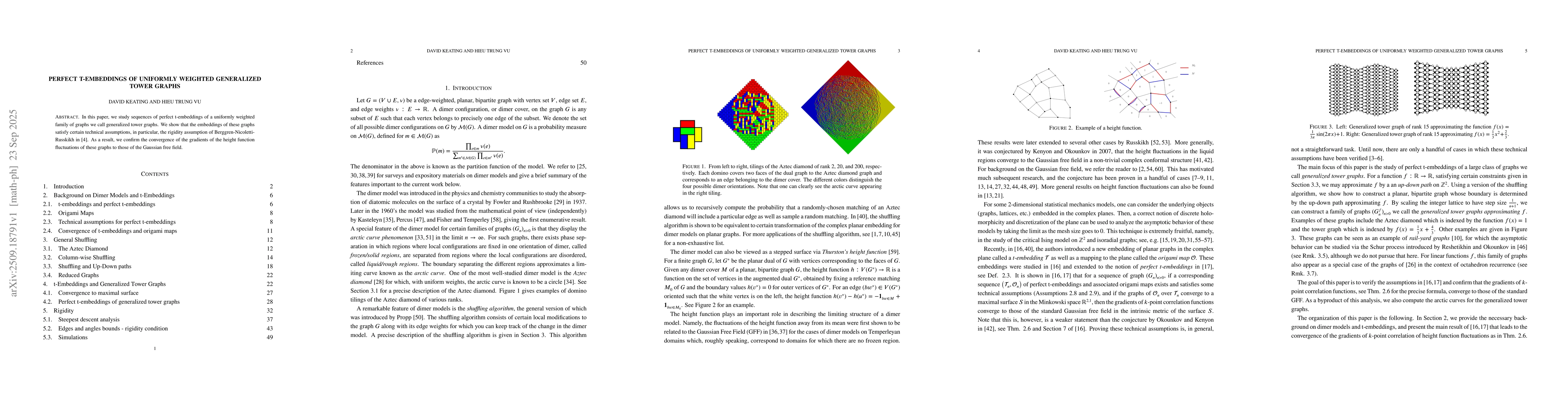 Thumbnail for Perfect t-Embeddings of Uniformly Weighted Generalized Tower Graphs