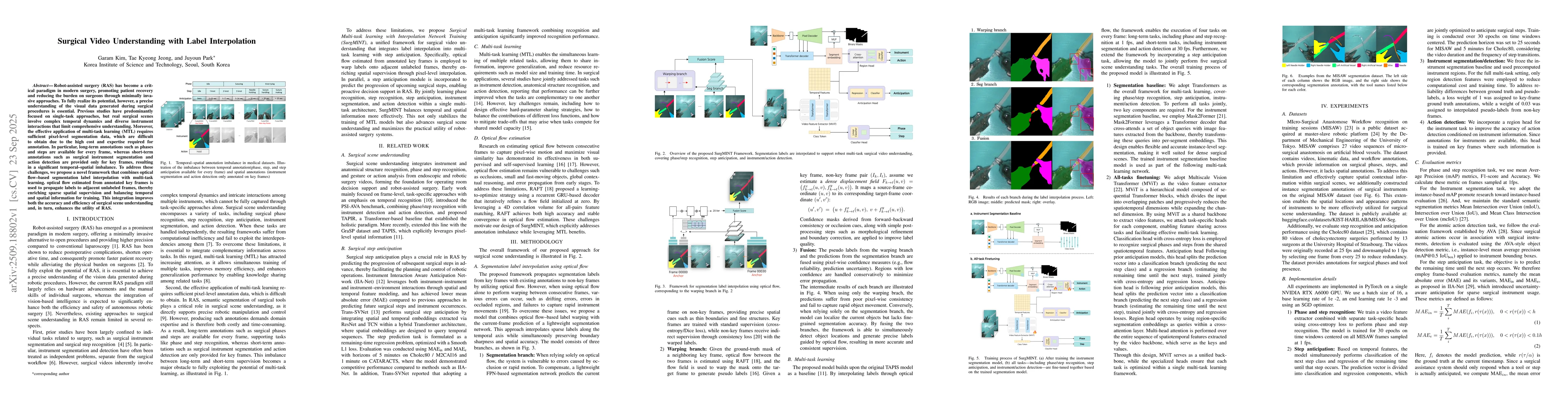 Thumbnail for Surgical Video Understanding with Label Interpolation