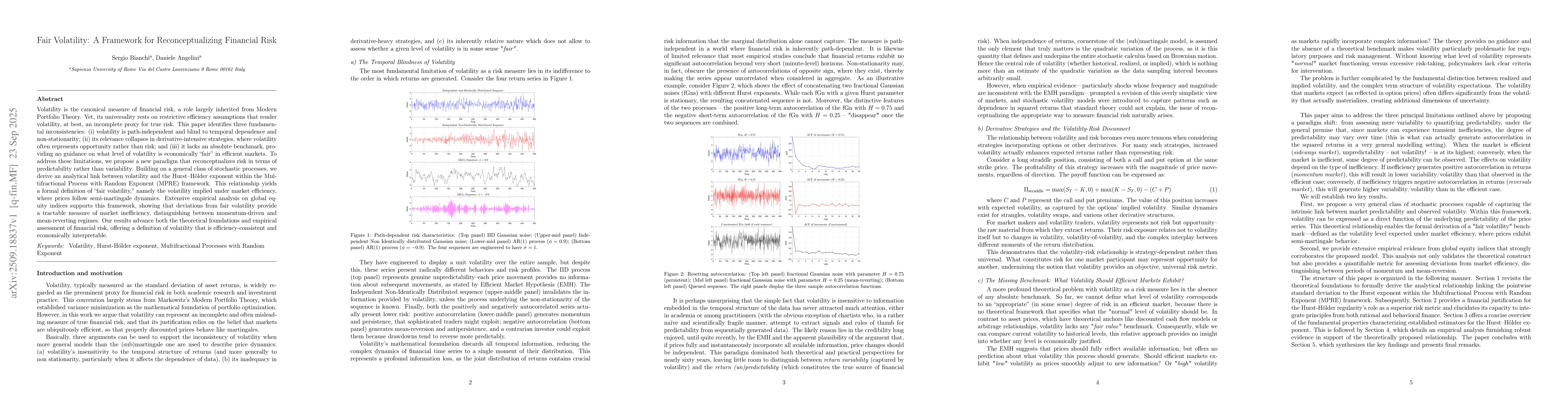 Thumbnail for Fair Volatility: A Framework for Reconceptualizing Financial Risk