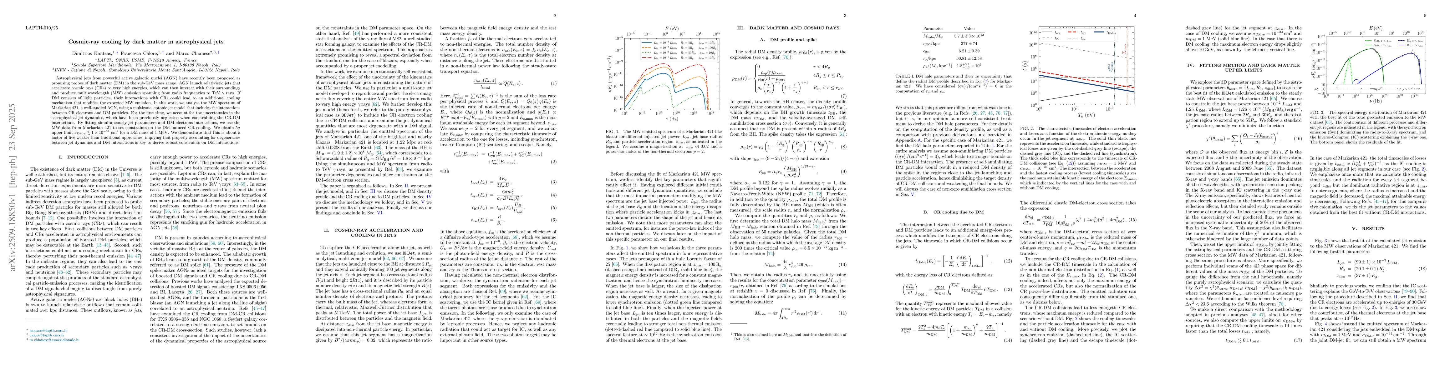 Thumbnail for Cosmic-ray cooling by dark matter in astrophysical jets