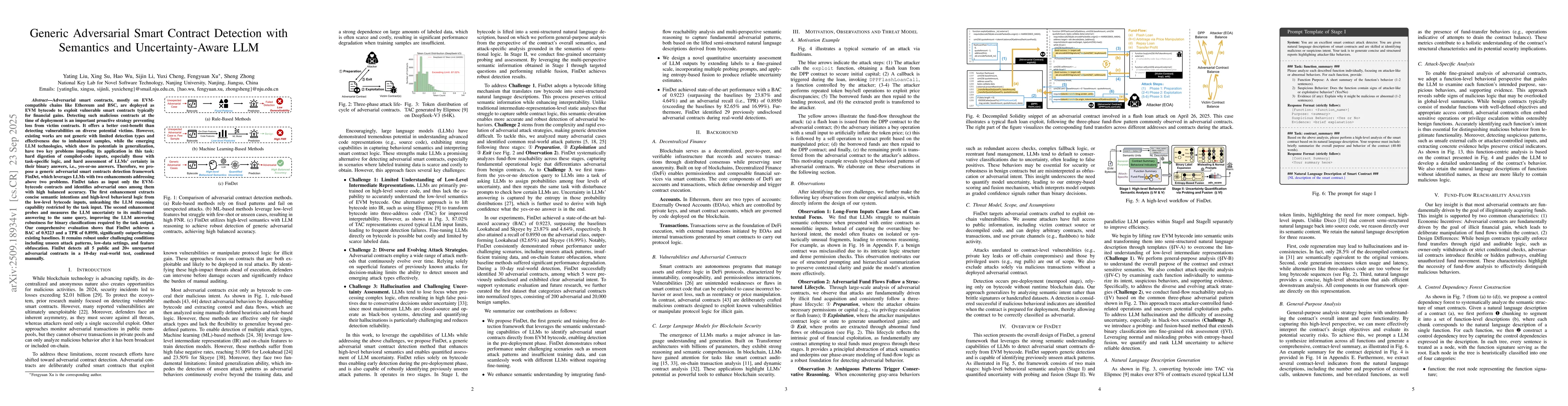 Thumbnail for Generic Adversarial Smart Contract Detection with Semantics and
  Uncertainty-Aware LLM