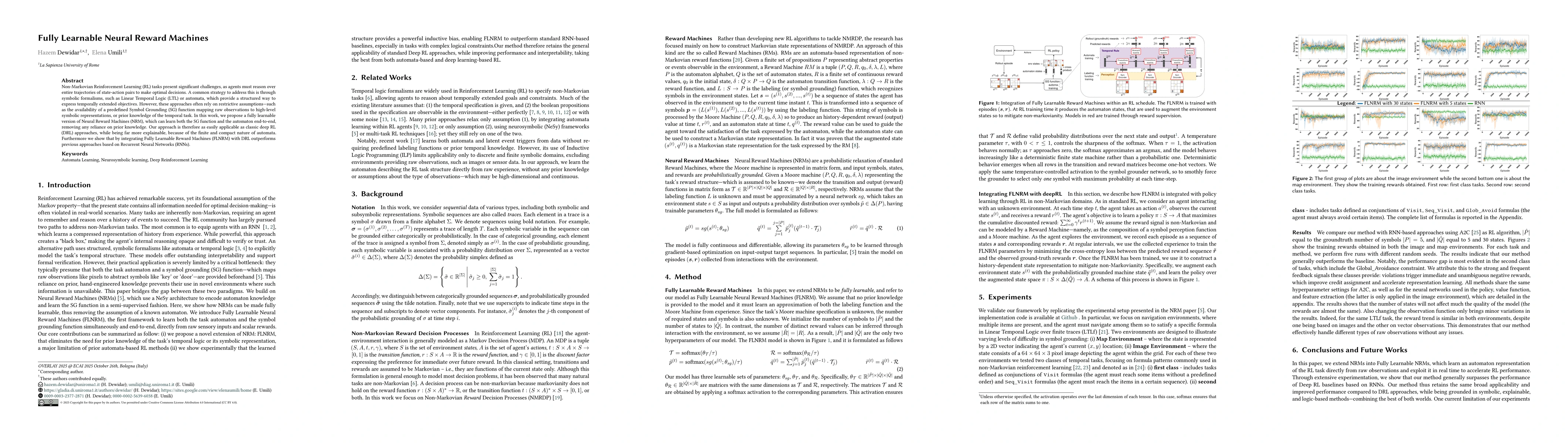 Thumbnail for Fully Learnable Neural Reward Machines