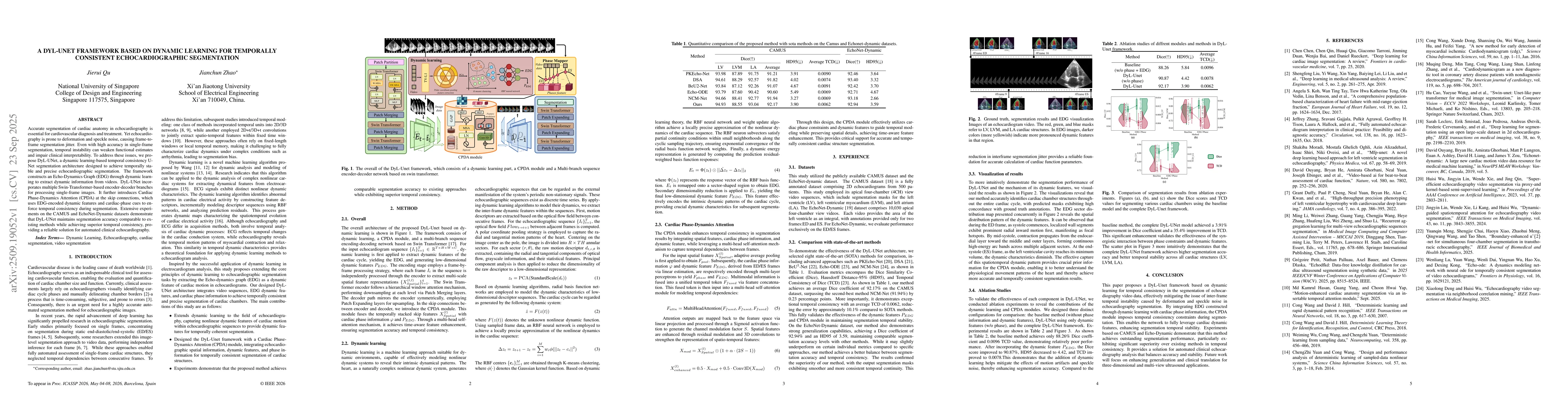Thumbnail for A DyL-Unet framework based on dynamic learning for Temporally Consistent
  Echocardiographic Segmentation