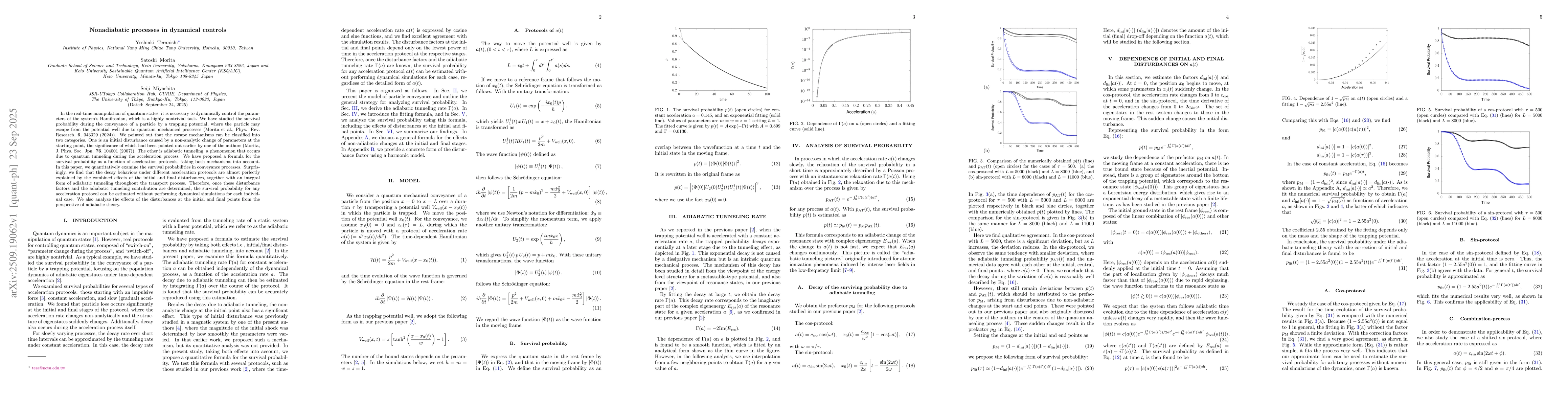 Thumbnail for Nonadiabatic processes in dynamical controls