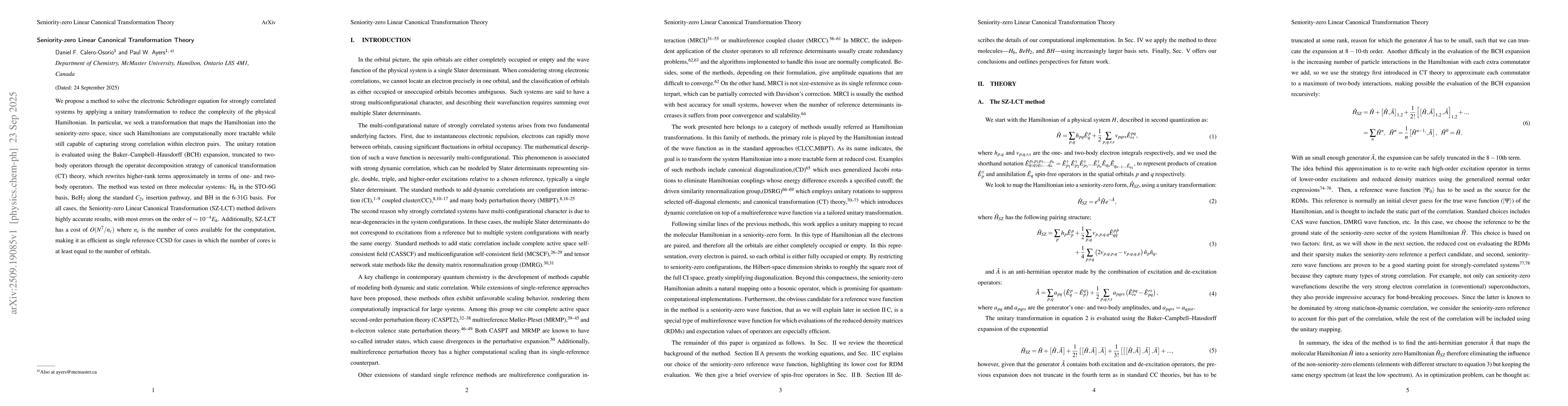 Thumbnail for Seniority-zero Linear Canonical Transformation Theory