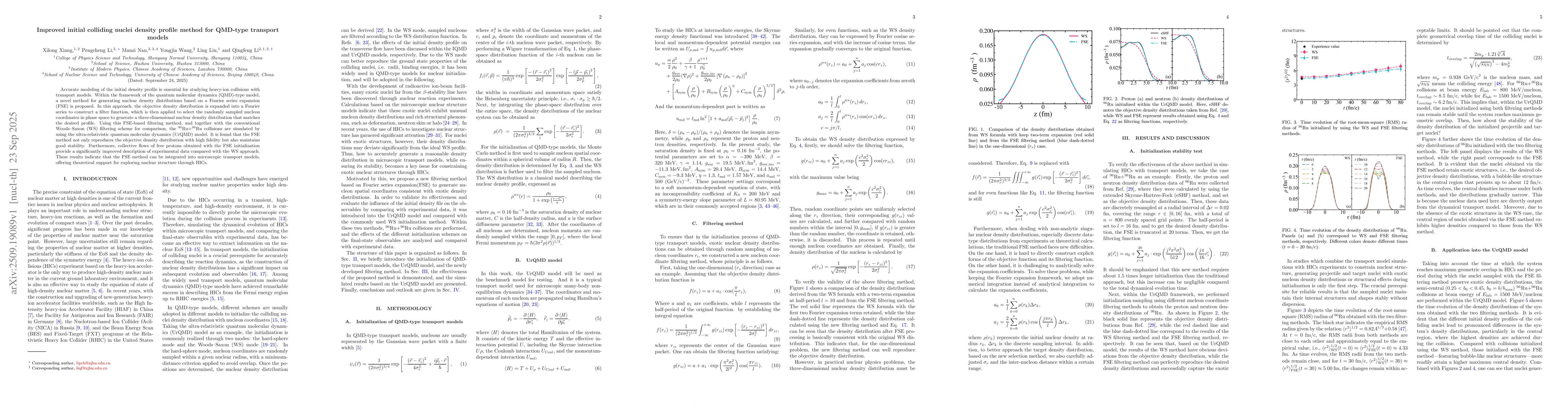 Thumbnail for Improved initial colliding nuclei density profile method for QMD-type
  transport models
