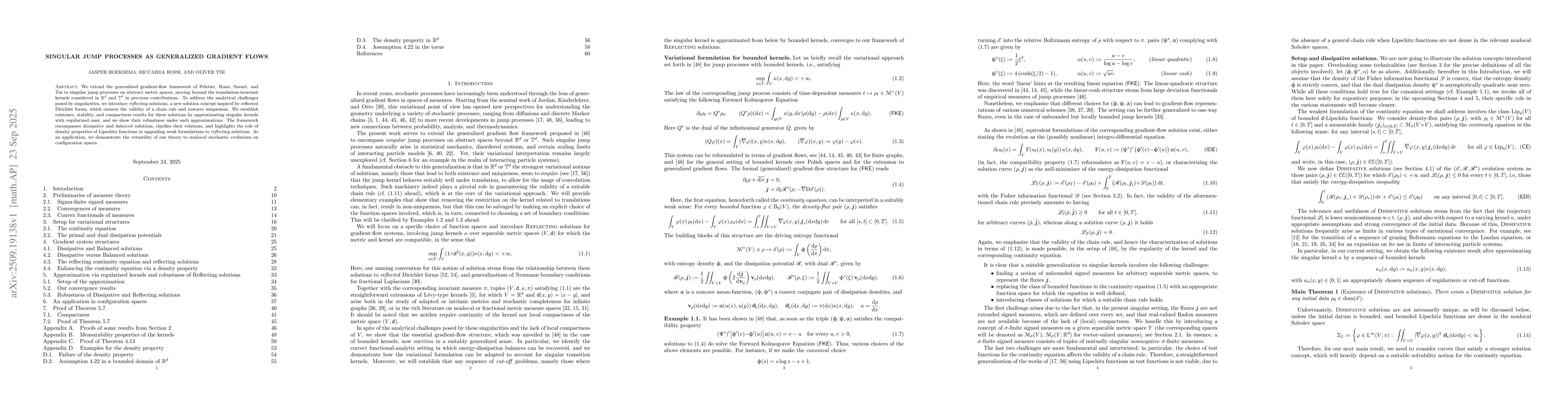 Thumbnail for Singular jump processes as generalized gradient flows